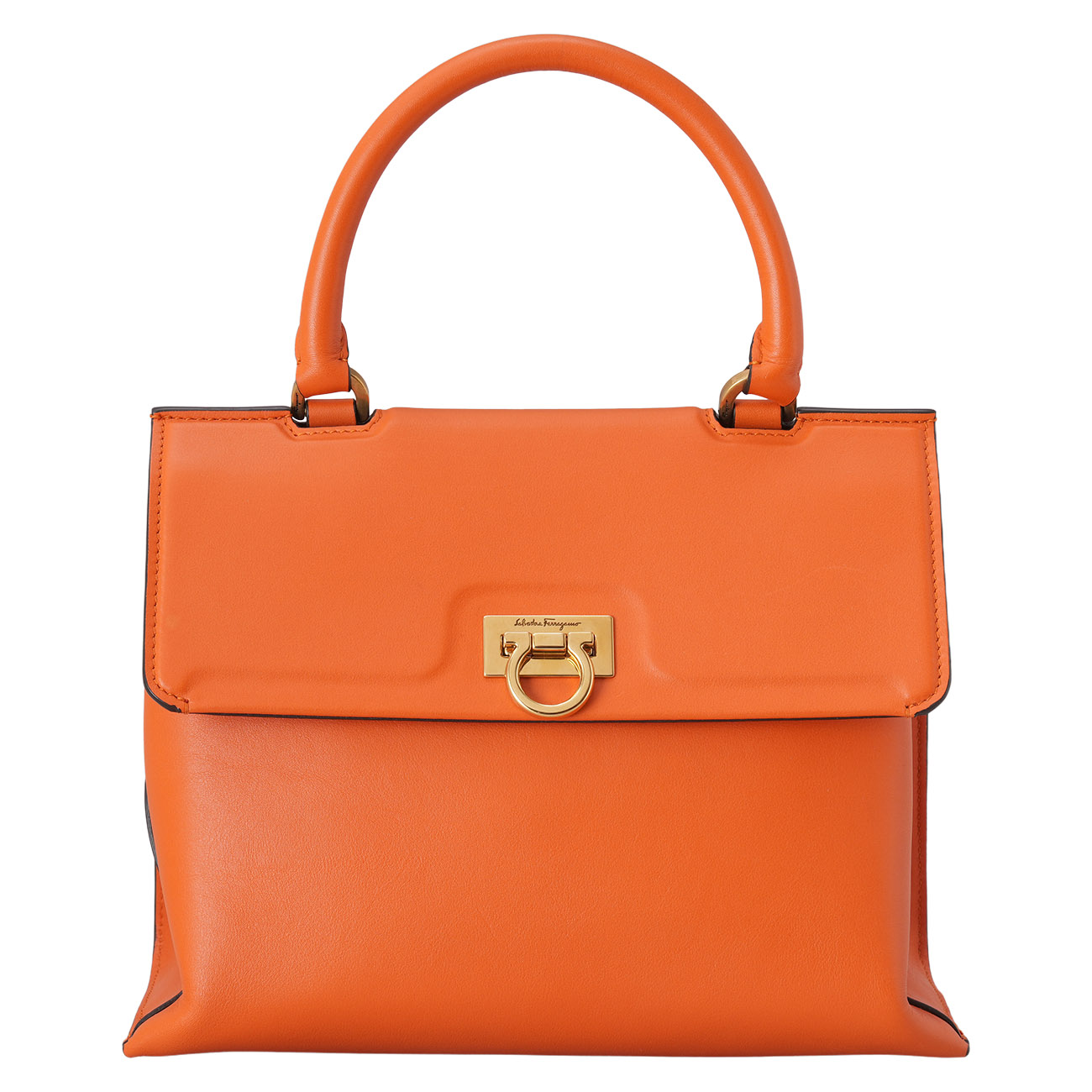 FERRAGAMO(USED)페레가모 탑핸들 체인 숄더백